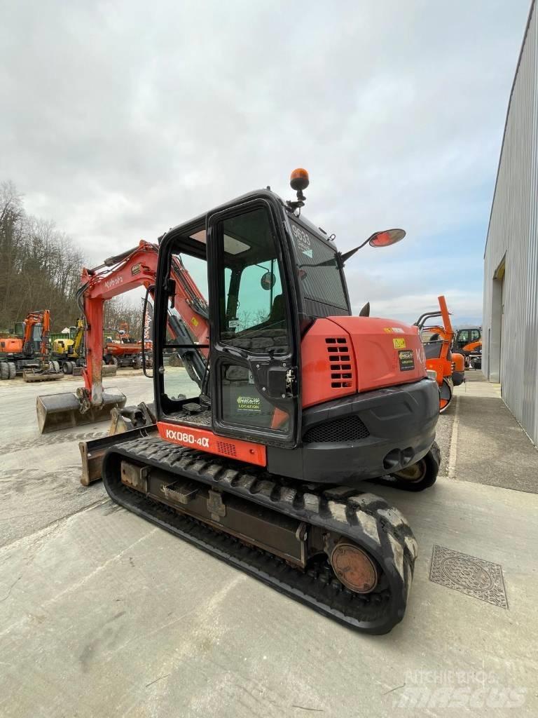 Kubota KX 080-4 Midi bagri 7t – 12t