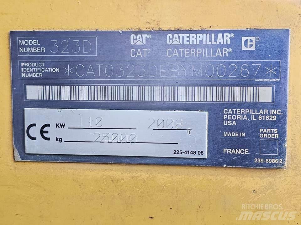 CAT 323 D L Bagri goseničarji