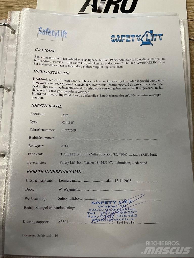Airo X 14 EW Škarjaste dvižne ploščadi