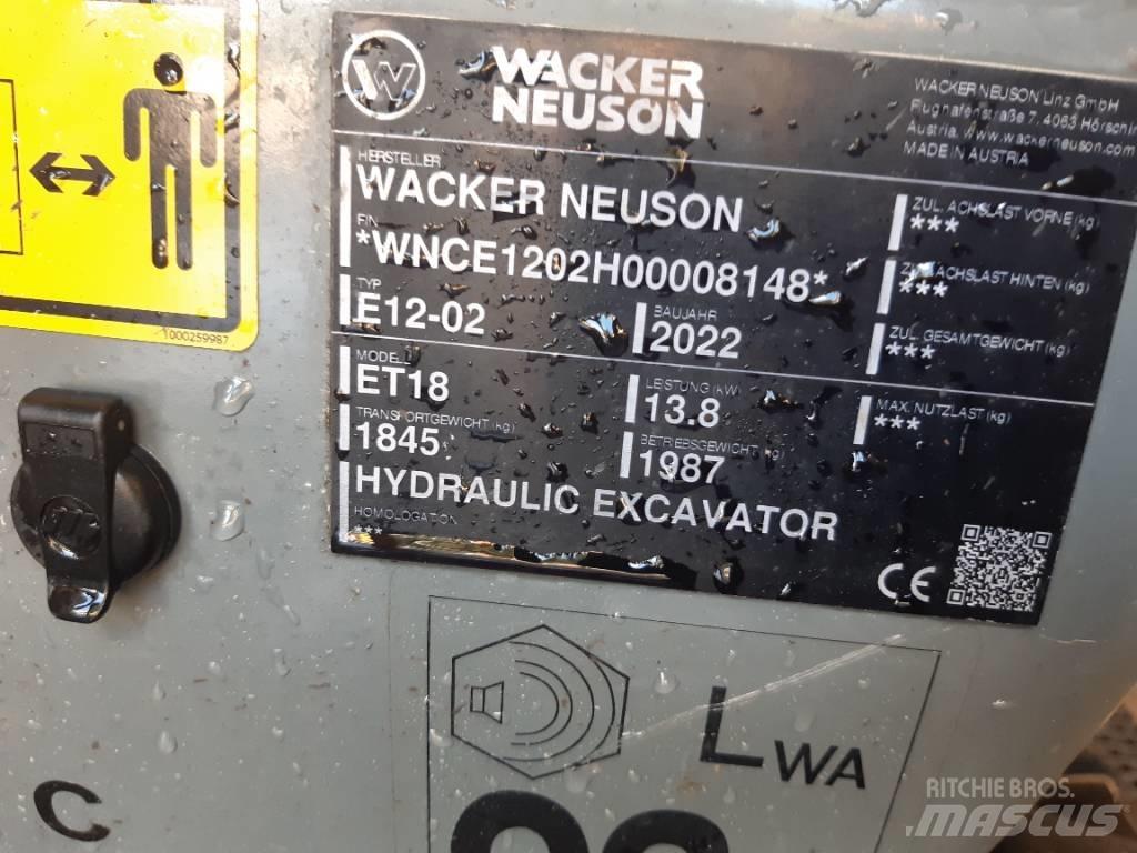 Wacker Neuson ET18 Bagri goseničarji