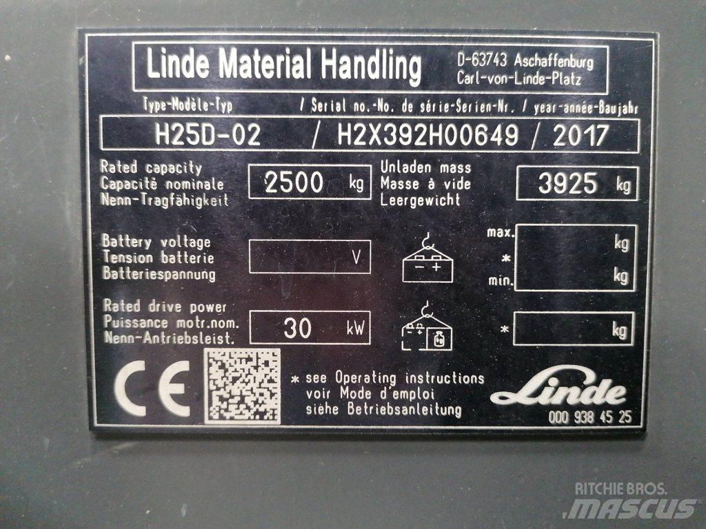 Linde H25D-02 Dizelski viličarji