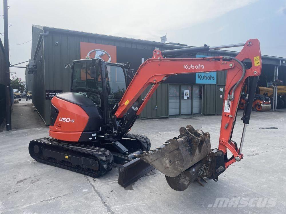 Kubota U 50-5 Mini bagri <7t