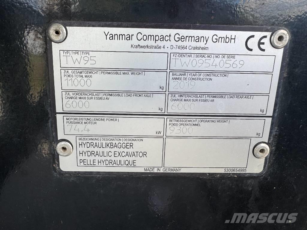 Yanmar / Schaeff TW95 Bagri na kolesih