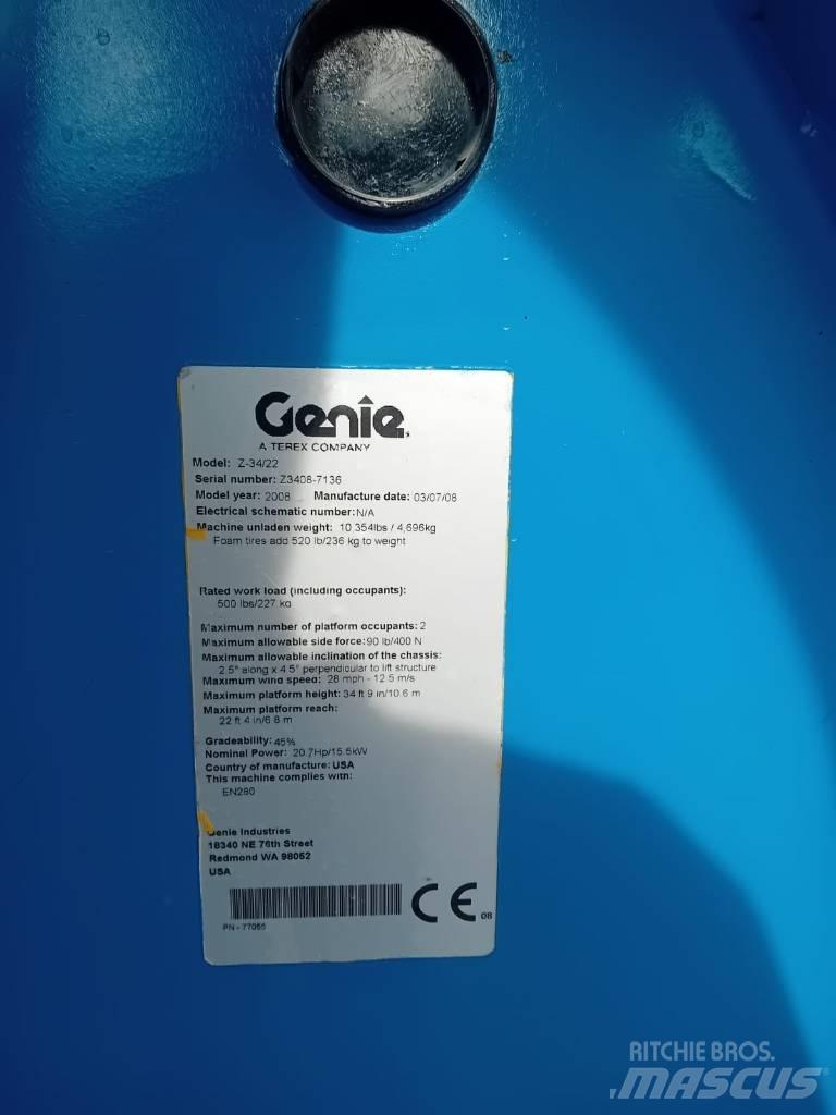 Genie Z 34/22 N Zglobne dvižne ploščadi