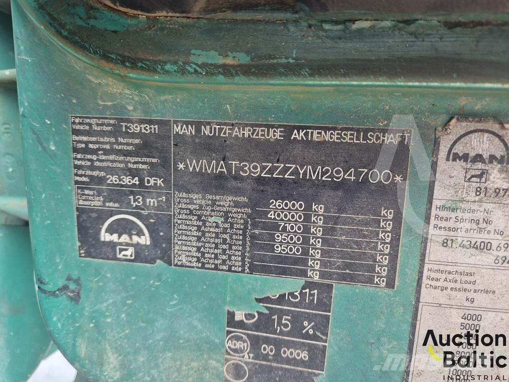 MAN 26.364 Kiper tovornjaki