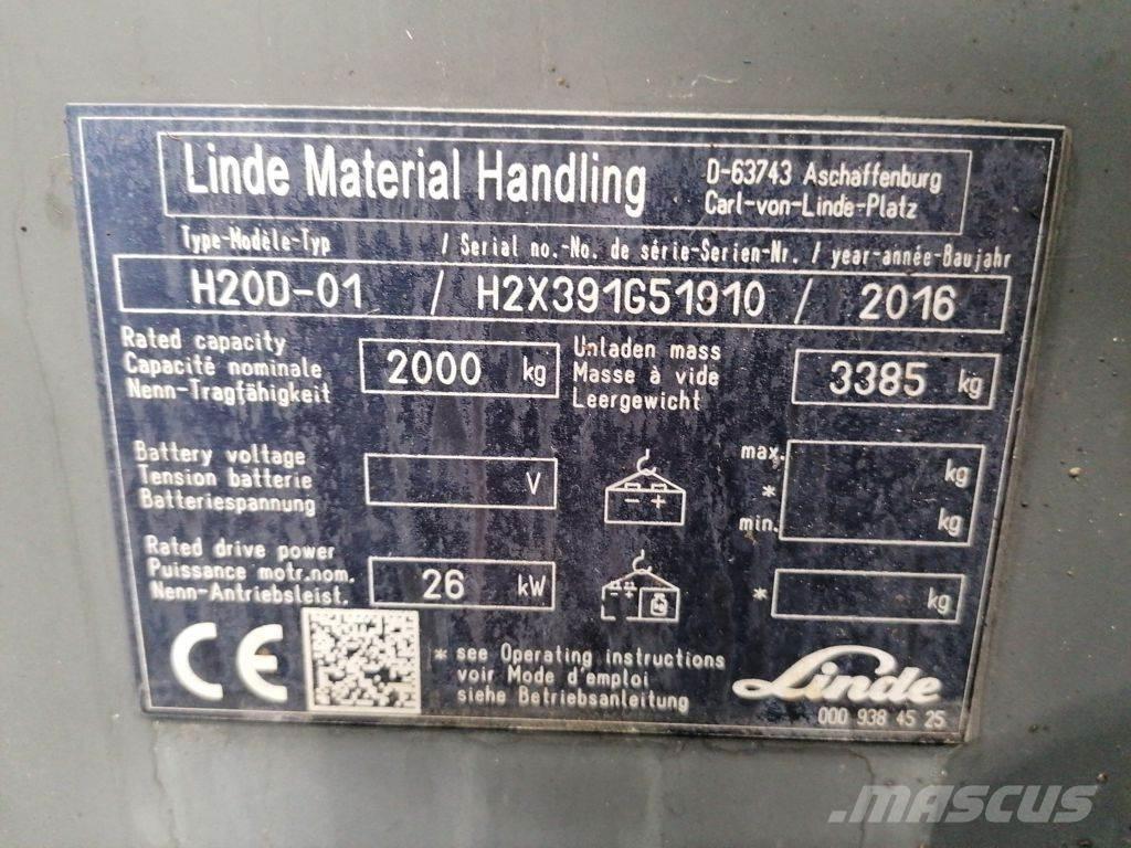 Linde H20D-01 Dizelski viličarji