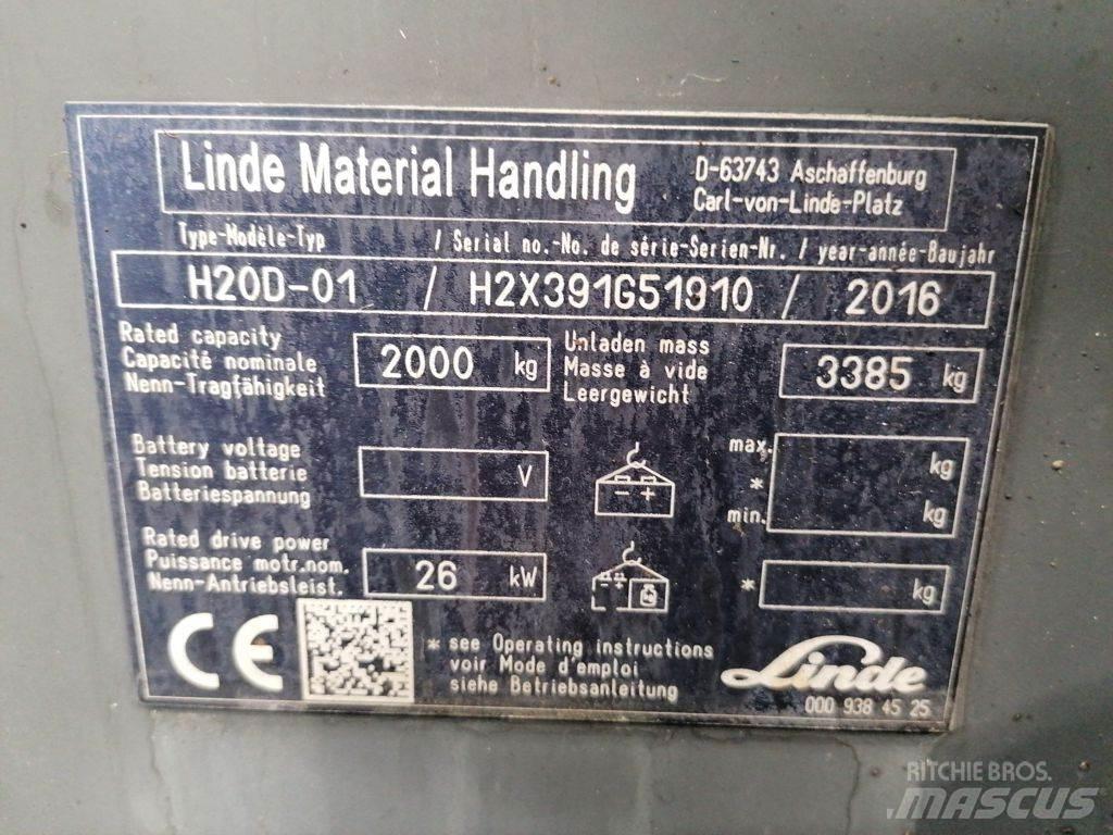 Linde H20D-01 Dizelski viličarji