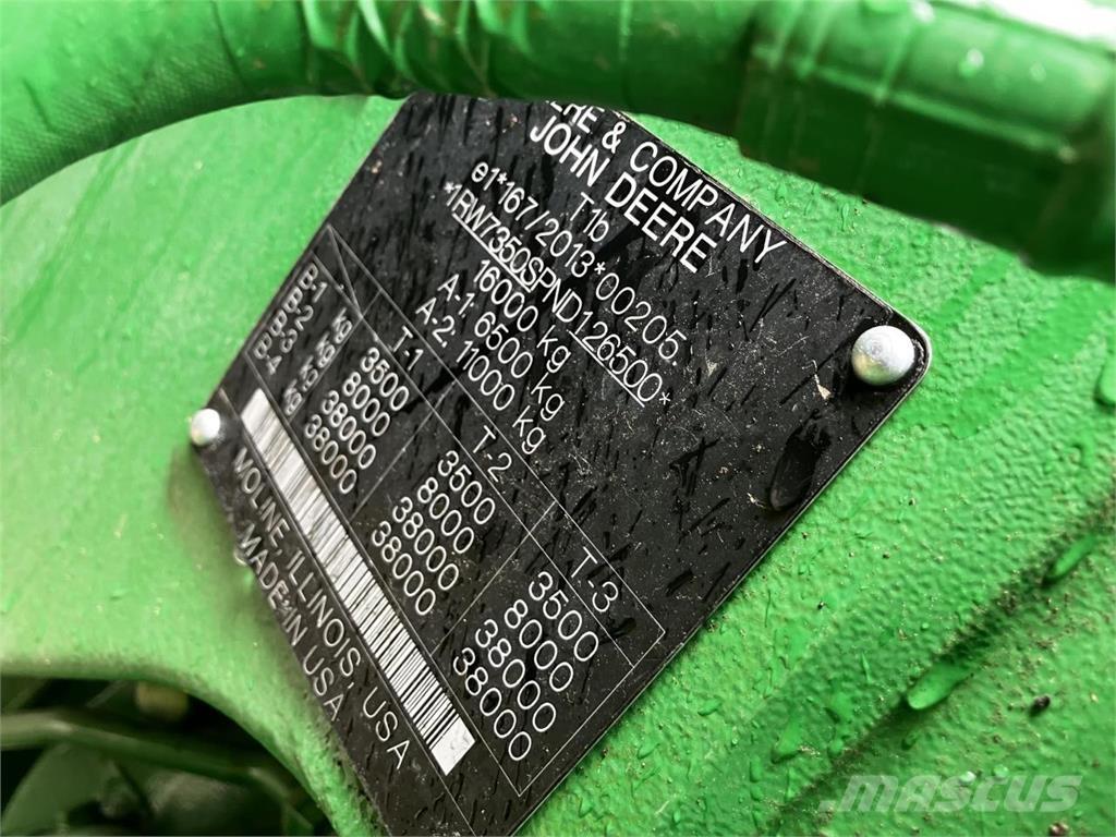 John Deere 7R 350 Traktorji