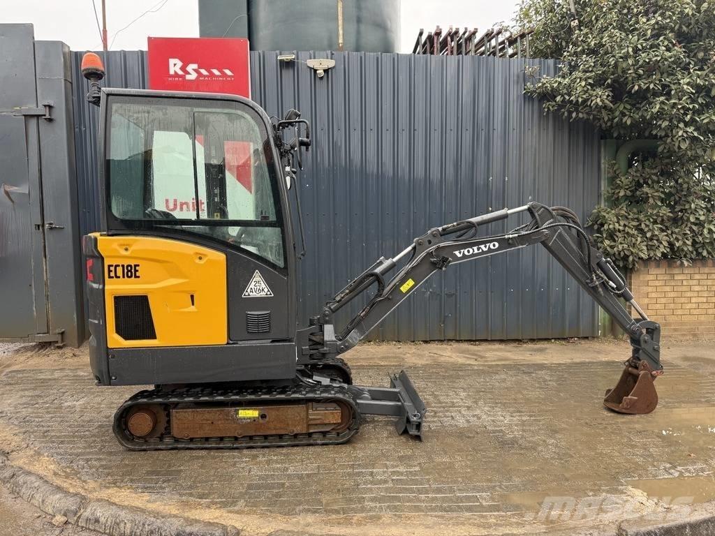 Volvo EC 18 E Mini bagri <7t