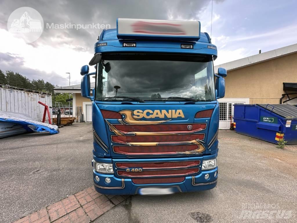 Scania G 490 Tovornjaki z žerjavom