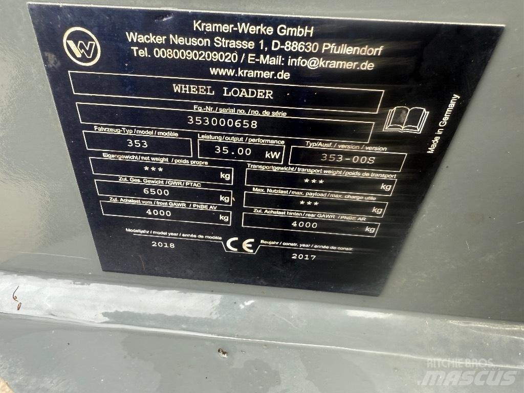 Kramer 5075 Kolesni nakladalci