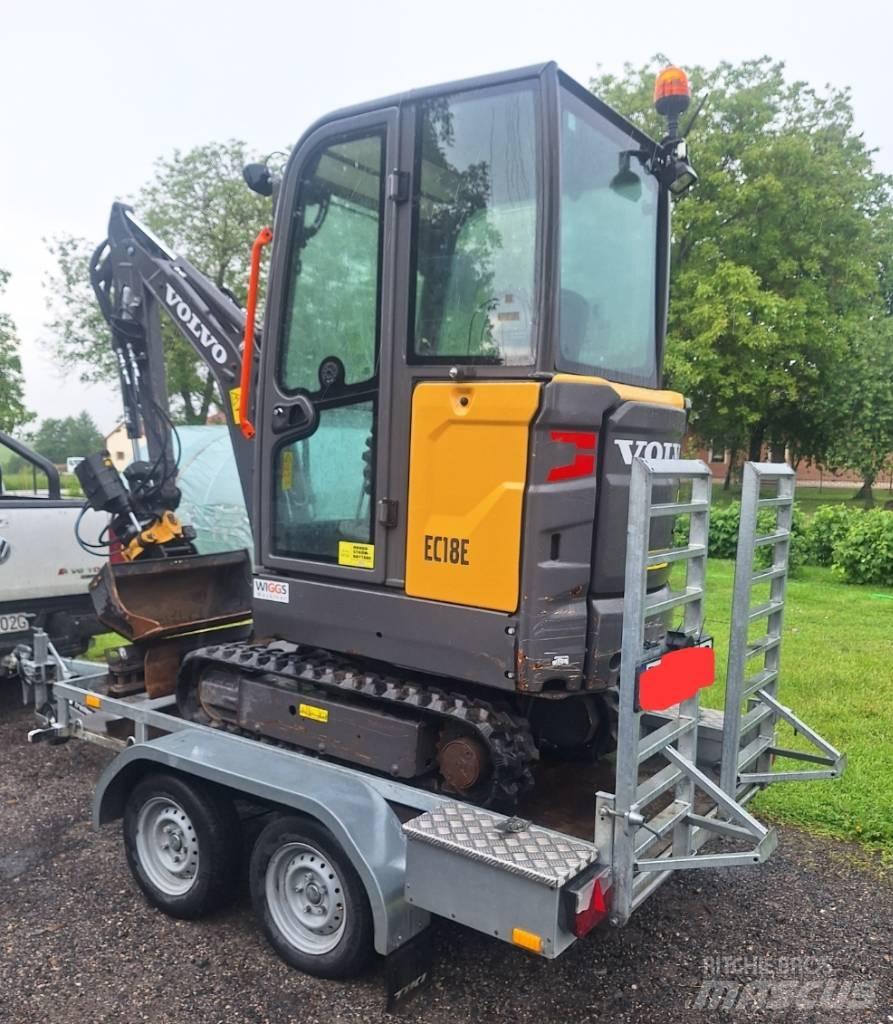 Volvo EC 18 E Mini bagri <7t