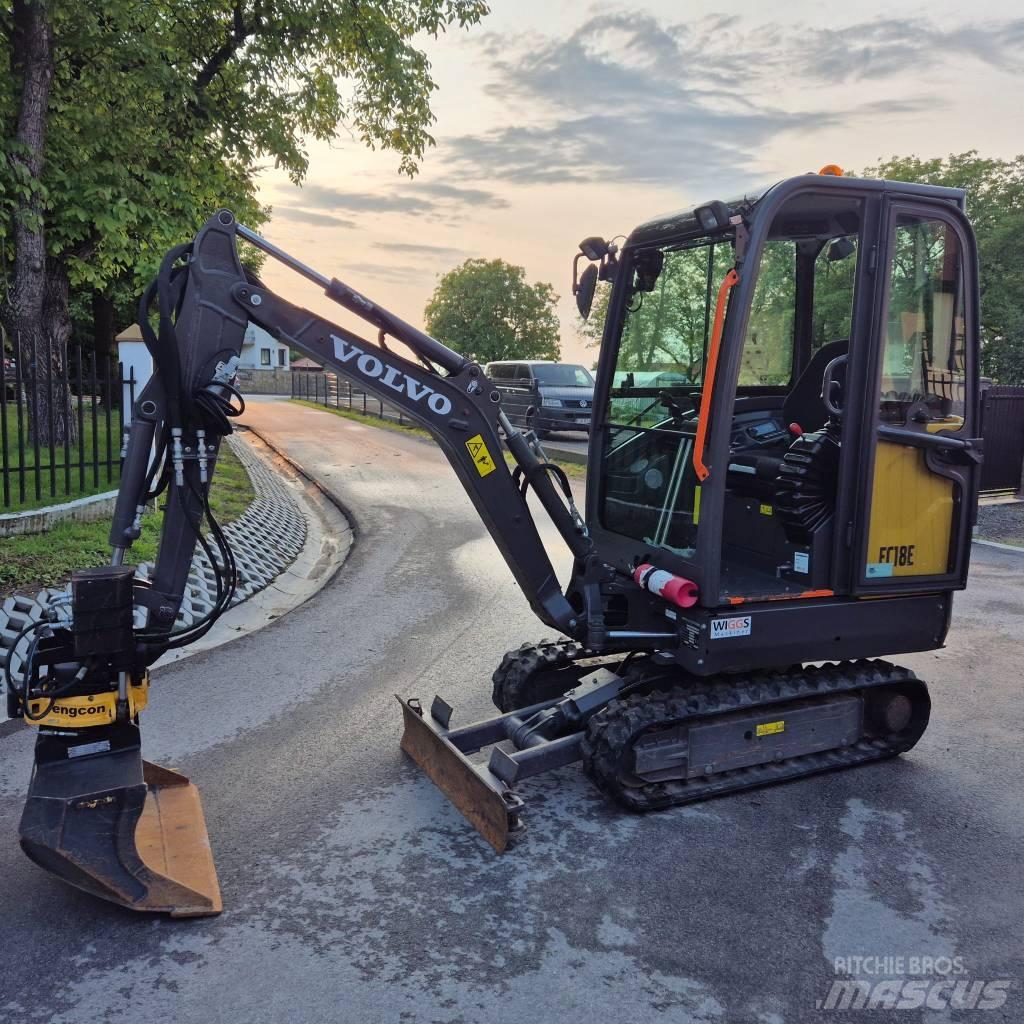 Volvo EC 18 E Mini bagri <7t