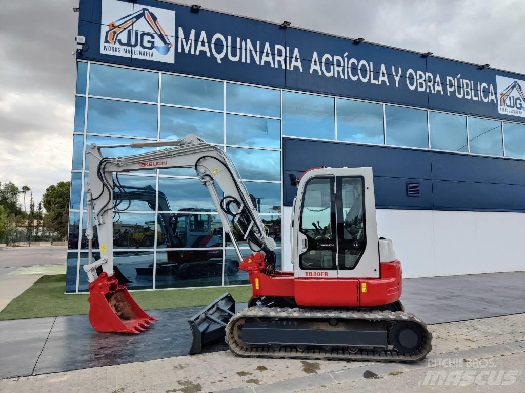 Takeuchi TB 80 FR Mini bagri <7t