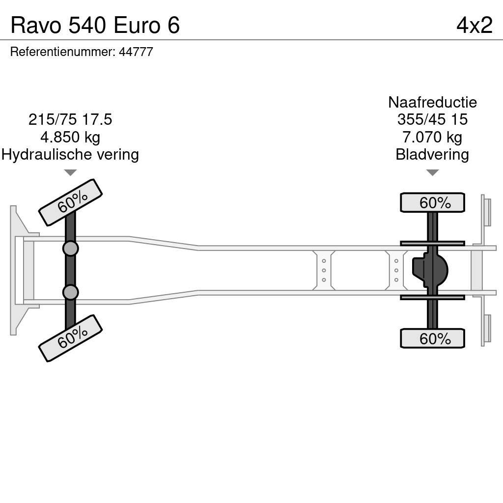 Ravo 540 Euro 6 Pometalni stroji