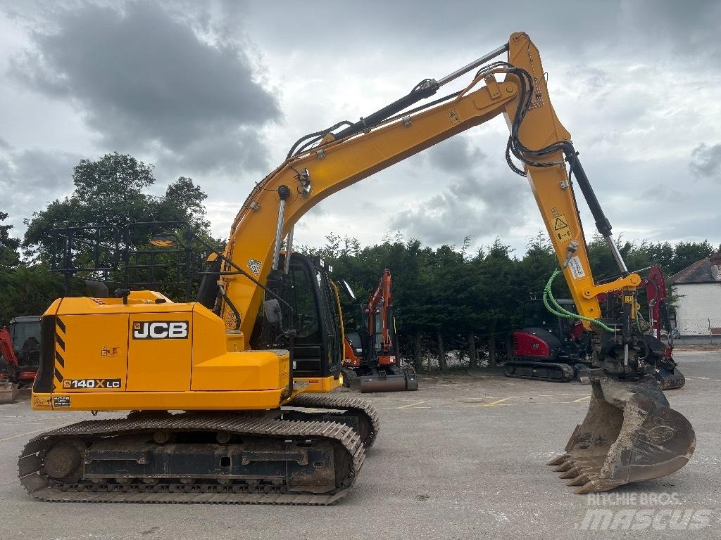 JCB 140X Steelwrist Bagri goseničarji