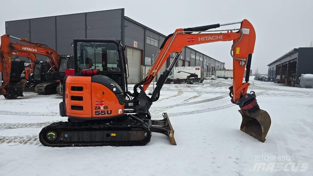 Hitachi ZX 55 U-5 Mini bagri <7t