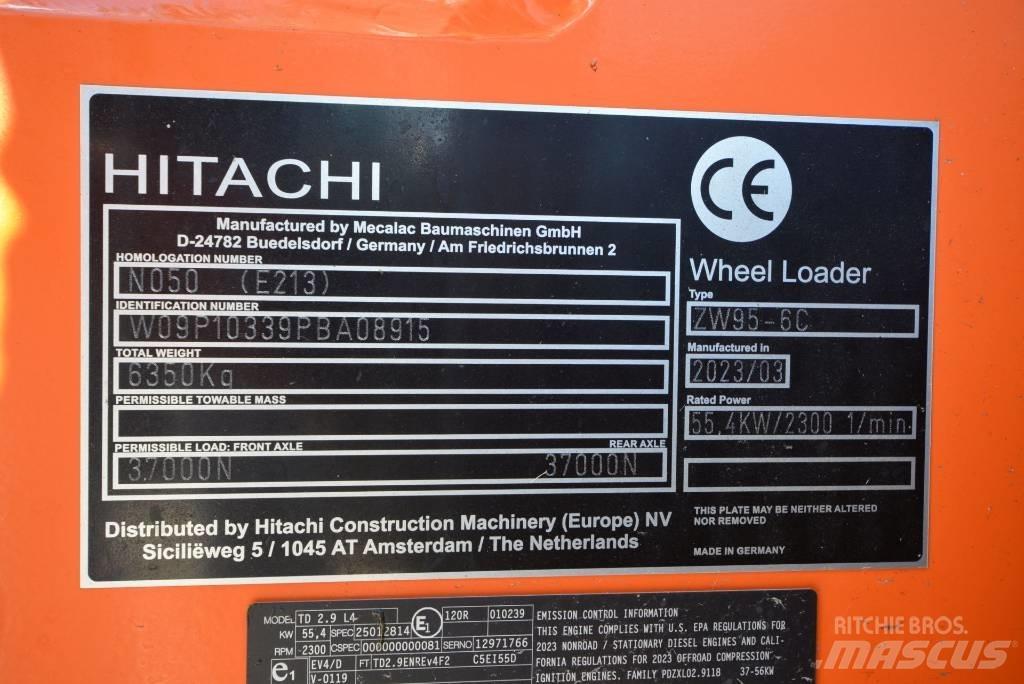 Hitachi ZW 95-6 C Kolesni nakladalci