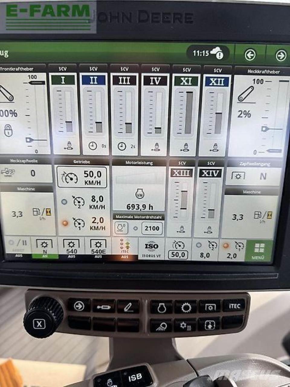 John Deere 6r150 Traktorji