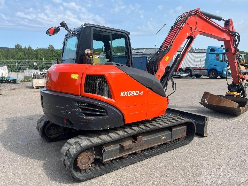 Kubota KX 080-4 Midi bagri 7t – 12t