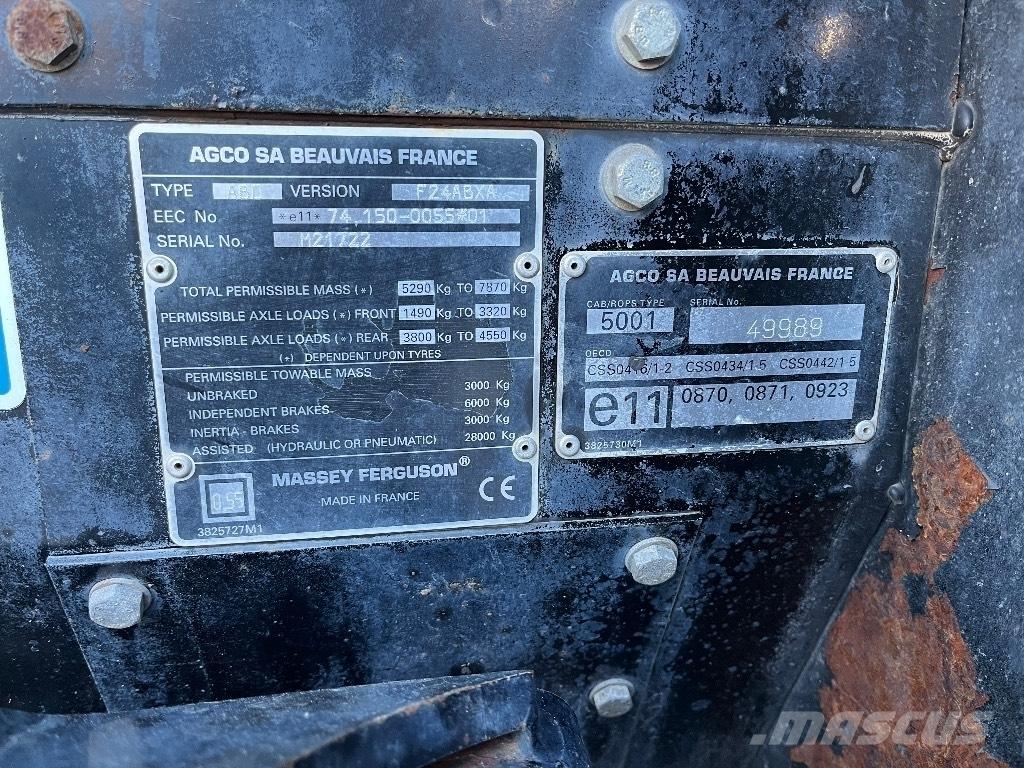 Massey Ferguson 4365 Traktorji