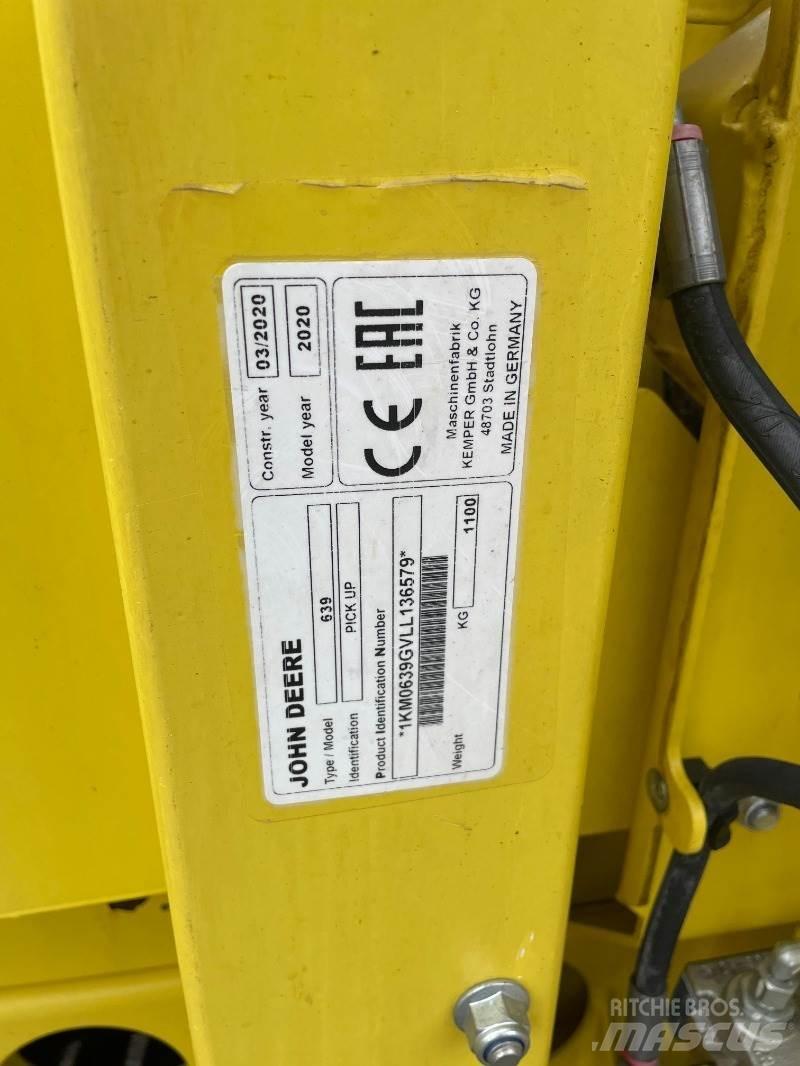 Kemper 639 Priključki za stroje za krmo na lastni pogon