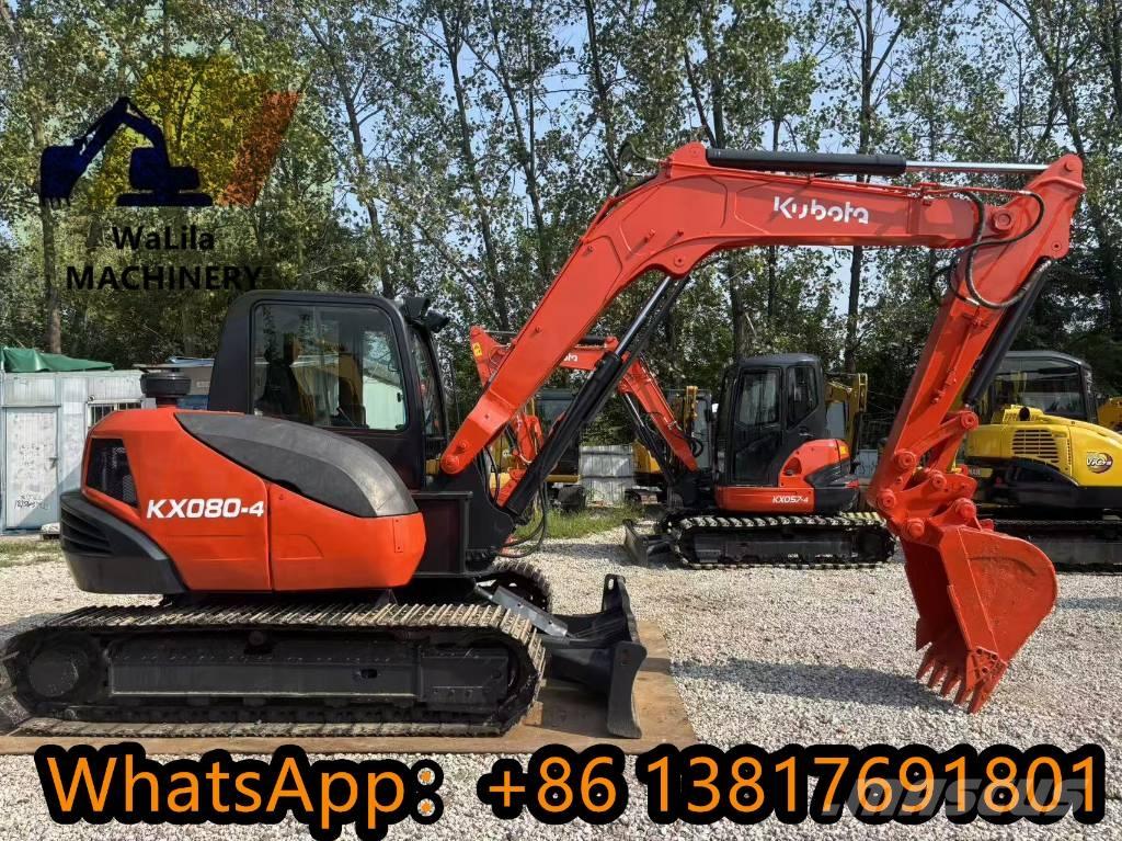 Kubota KX 080-4 Mini bagri <7t