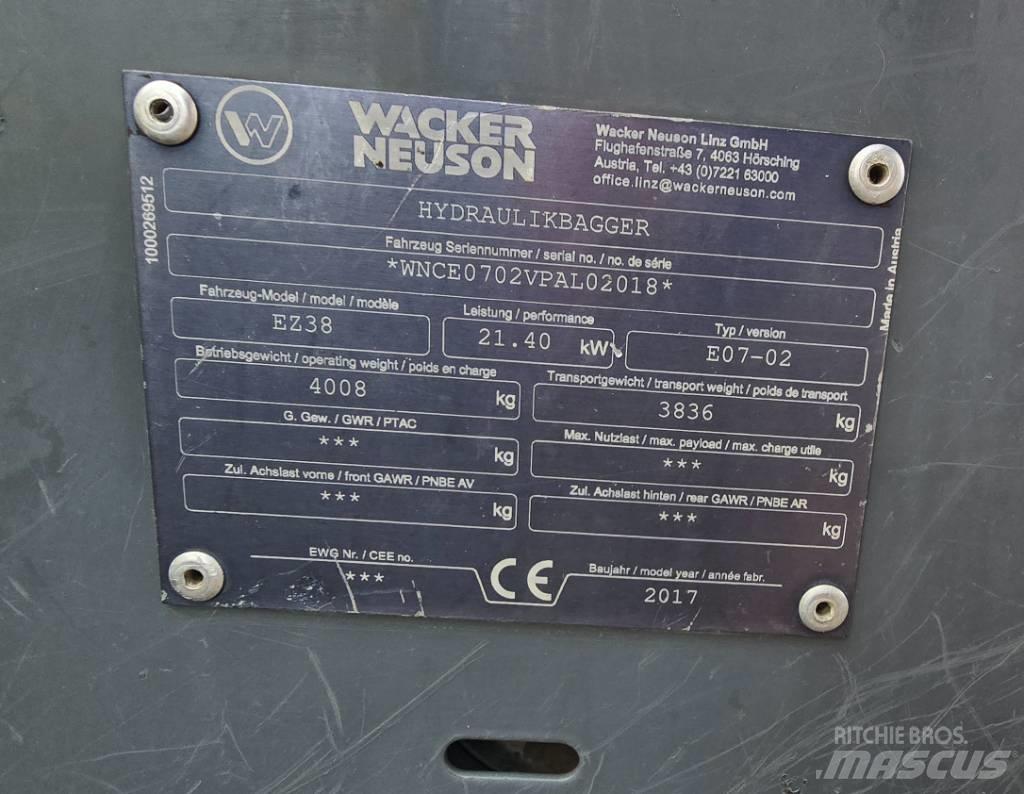 Wacker Neuson EZ 38 Mini bagri <7t