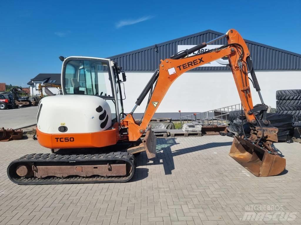 Terex TC 50 Mini bagri <7t
