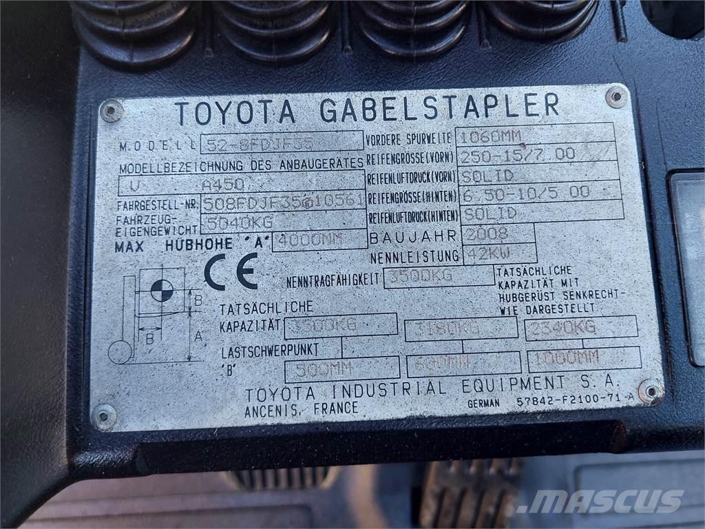 Toyota 52 8FDJF35 Dizelski viličarji