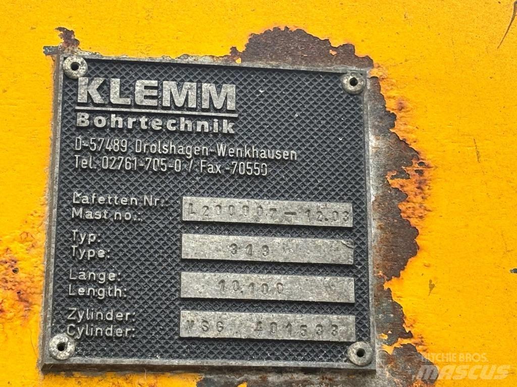 Klemm KR 807-4 Stroji za zabijanje stebrov - pilotov