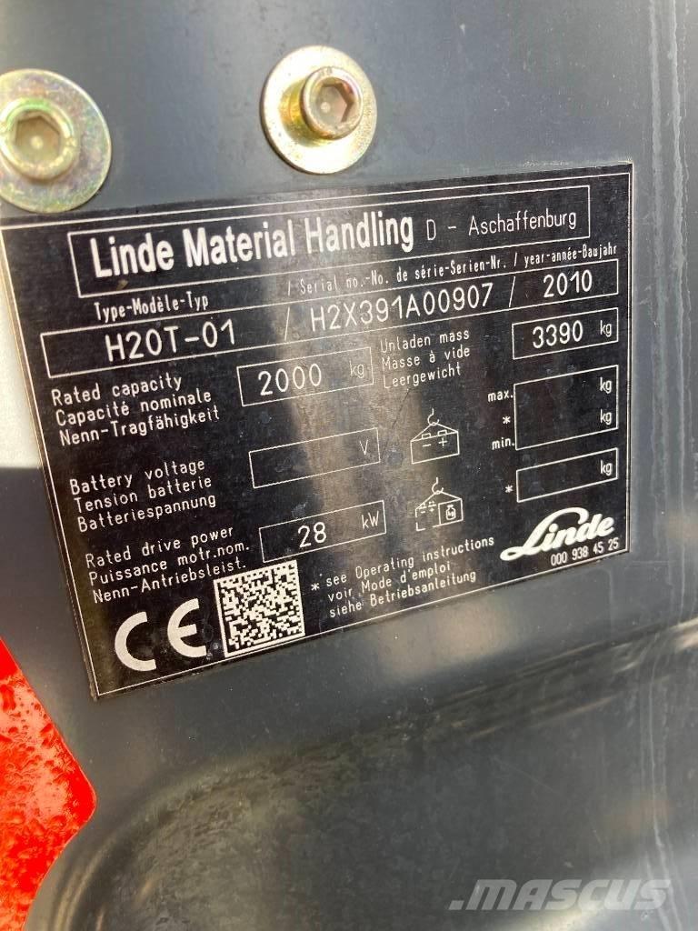 Linde H20T/391 Plinski viličarji