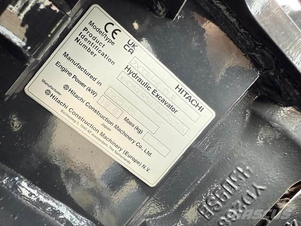 Hitachi ZX33U-6 Mini bagri <7t