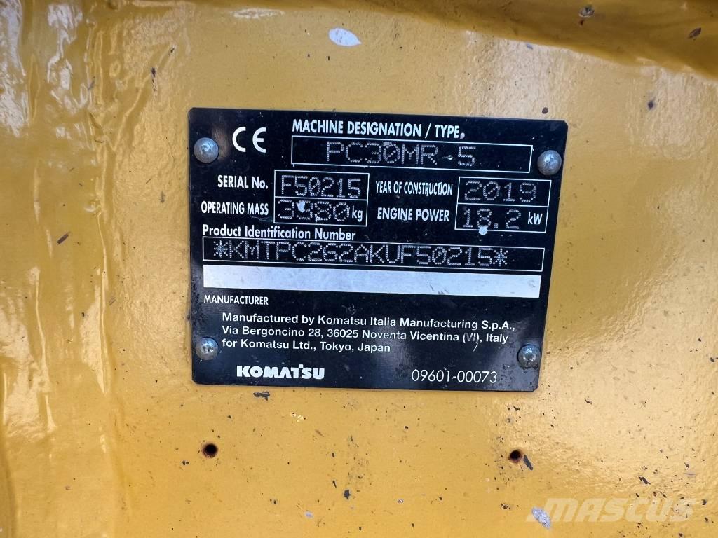 Komatsu PC 30 MR-5 Mini bagri <7t