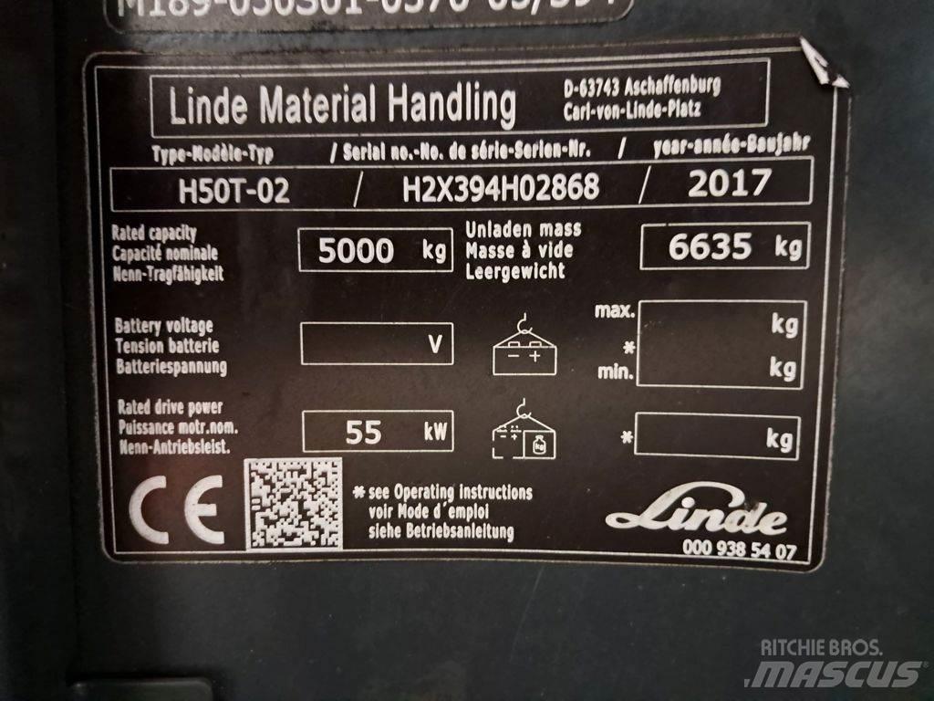 Linde H50T-02 Plinski viličarji