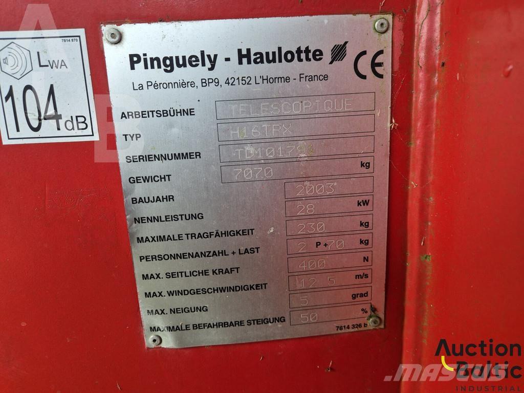Haulotte H 16 TPX Zglobne dvižne ploščadi