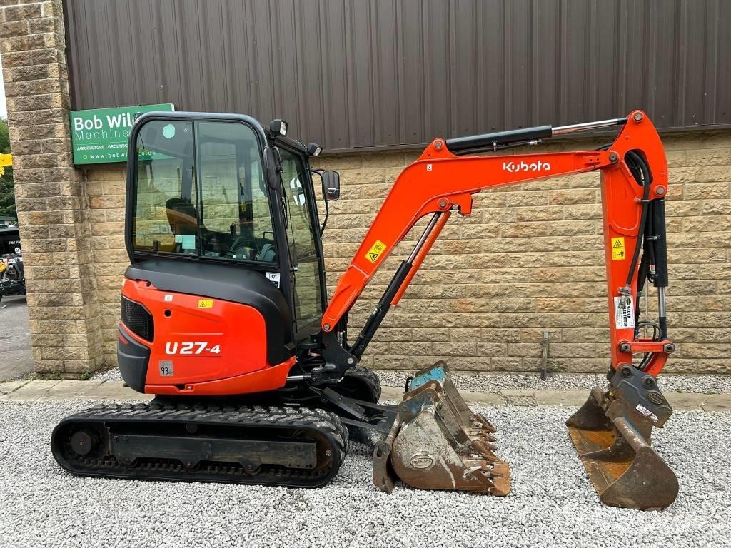 Kubota U27-4 Mini bagri <7t