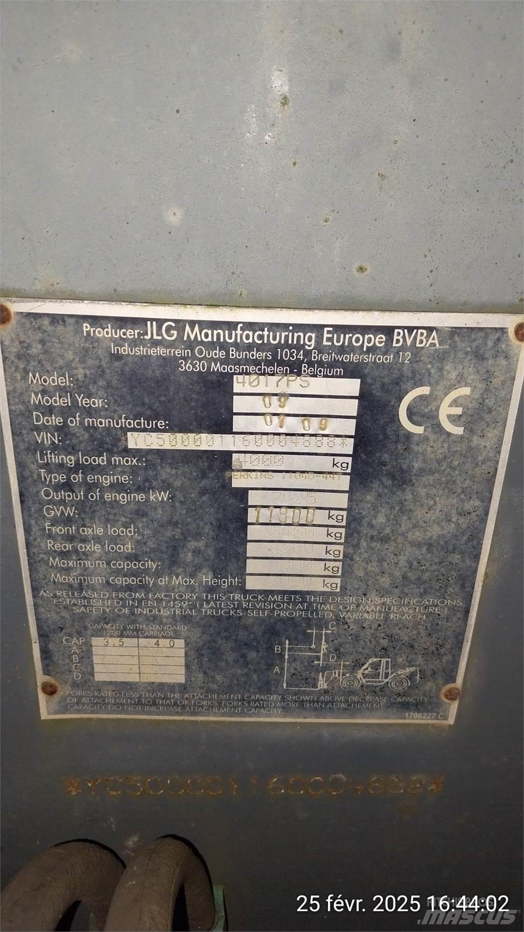 JLG 4017PS Teleskopski viličarji