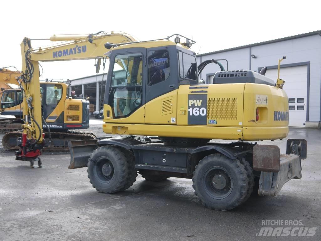 Komatsu PW 160-7E0 Bagri na kolesih