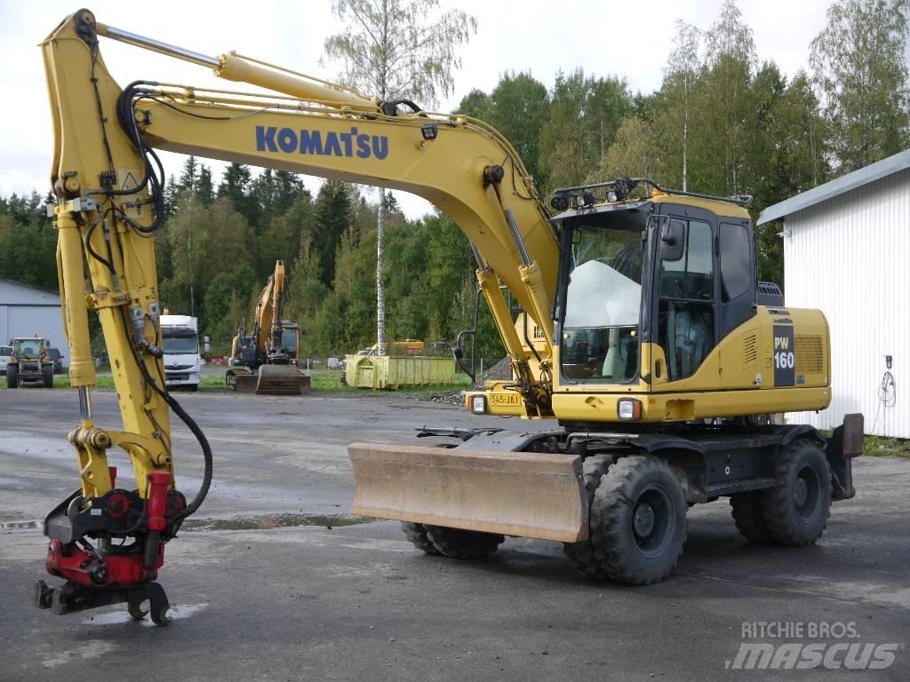 Komatsu PW 160-7E0 Bagri na kolesih