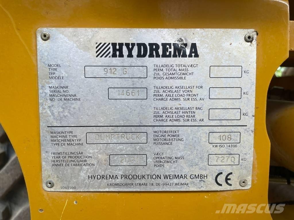 Hydrema 912 G Zglobni demperji