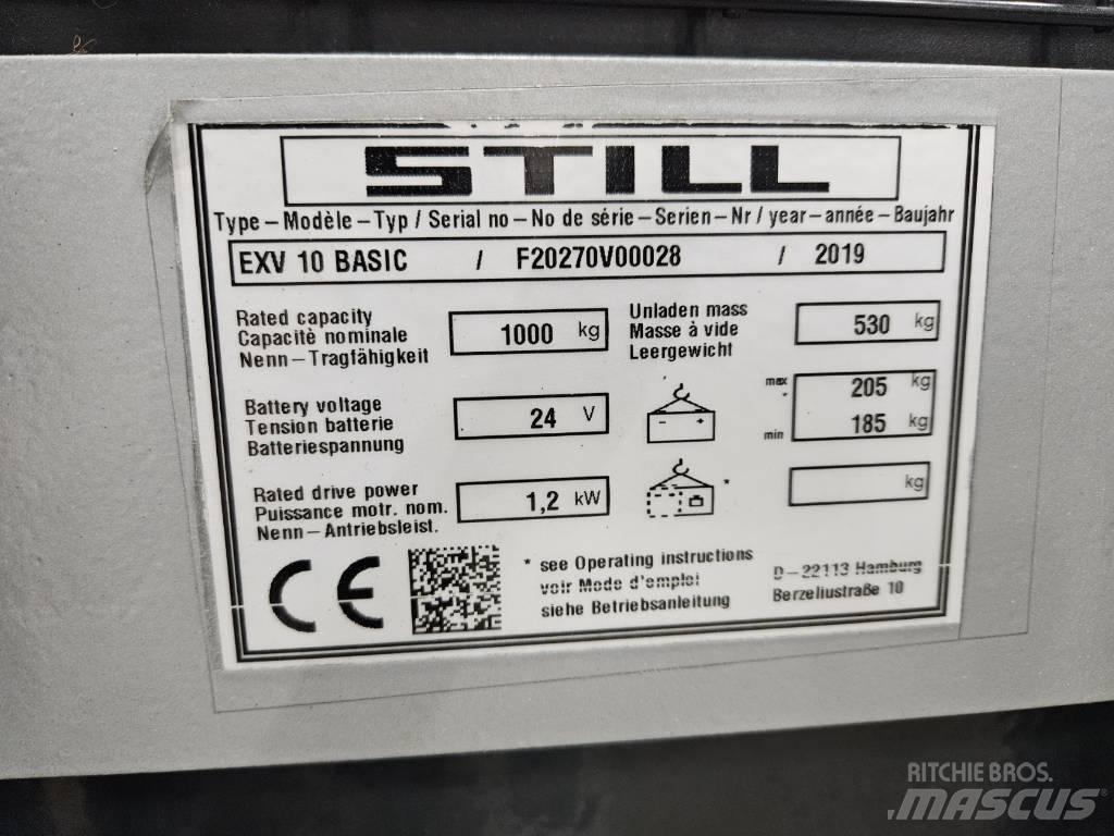 Still EVX 10 Basic Ročni električni viličar