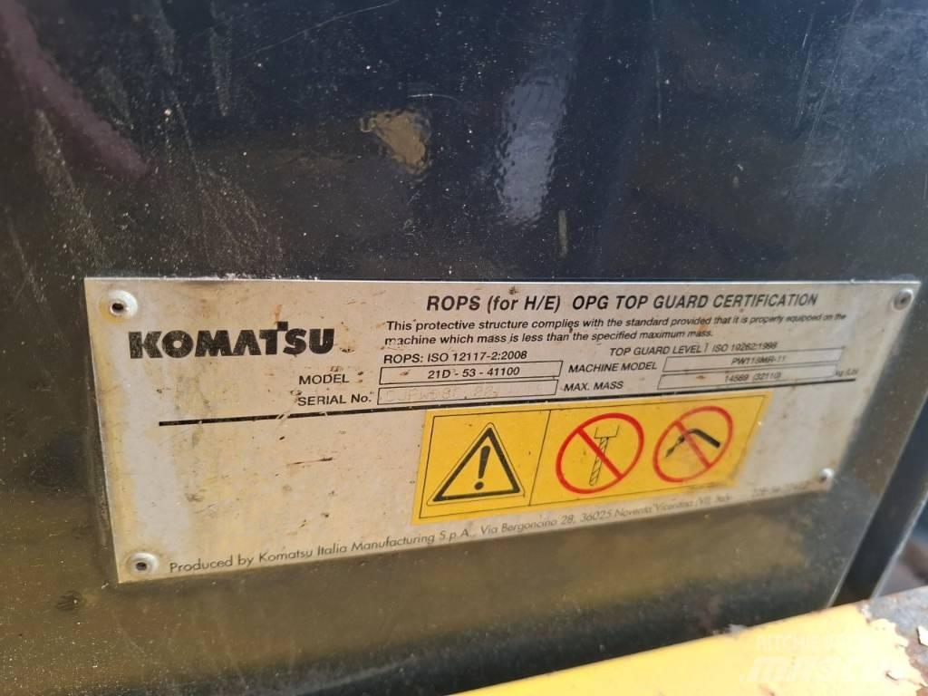 Komatsu PW 118MR-11 Bagri na kolesih