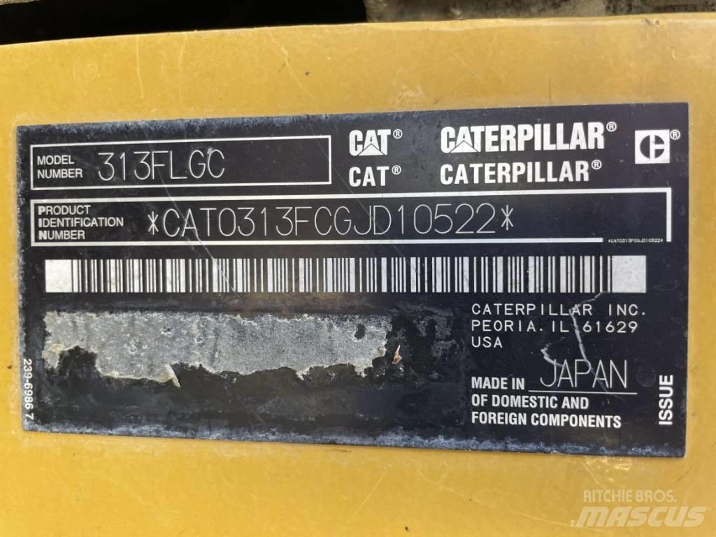CAT 313 F LGC Bagri goseničarji