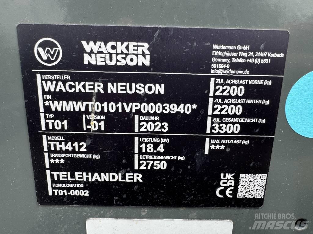 Wacker Neuson TH412 Teleskopski viličarji