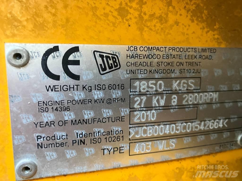 JCB 403 Večnamenski nakladalci