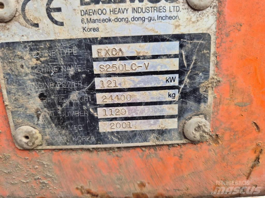 Daewoo S250 Bagri goseničarji