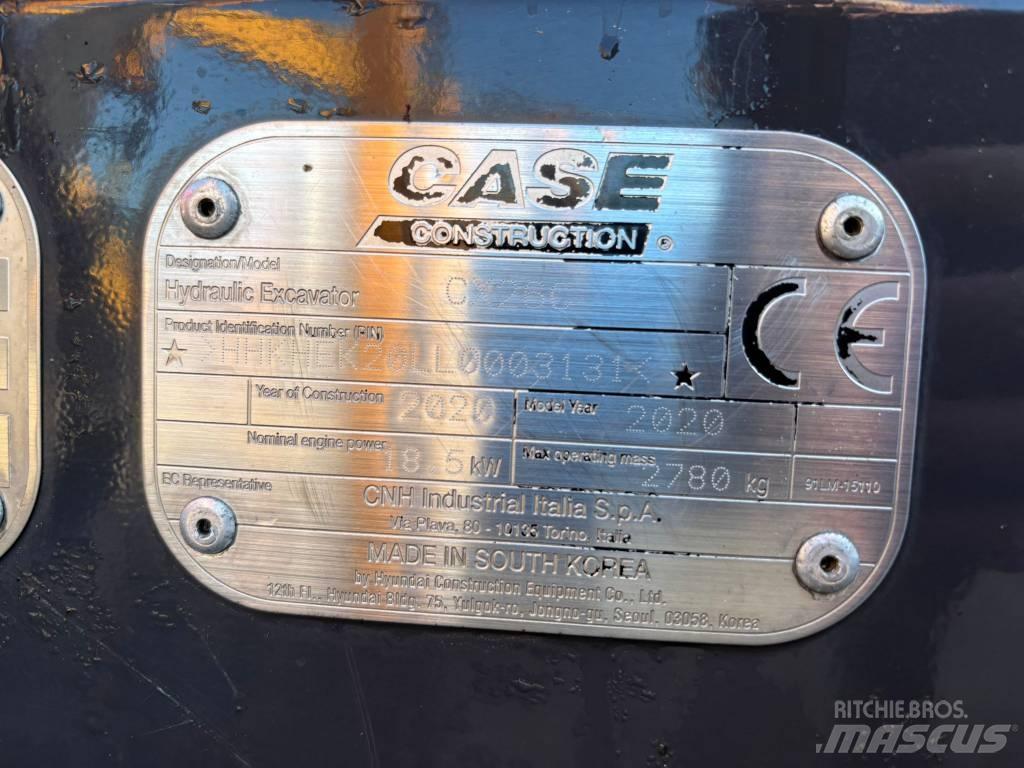 CASE CX 26 C Mini bagri <7t