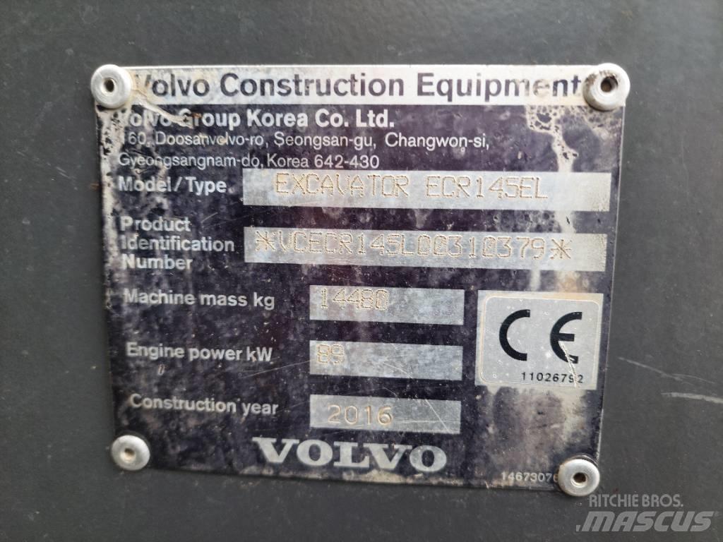 Volvo ECR 145 EL Bagri goseničarji