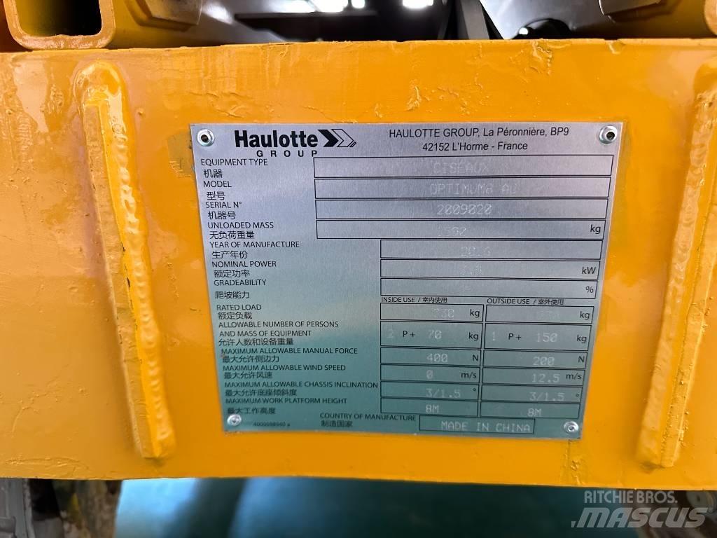 Haulotte OPTIMUM 8 Škarjaste dvižne ploščadi